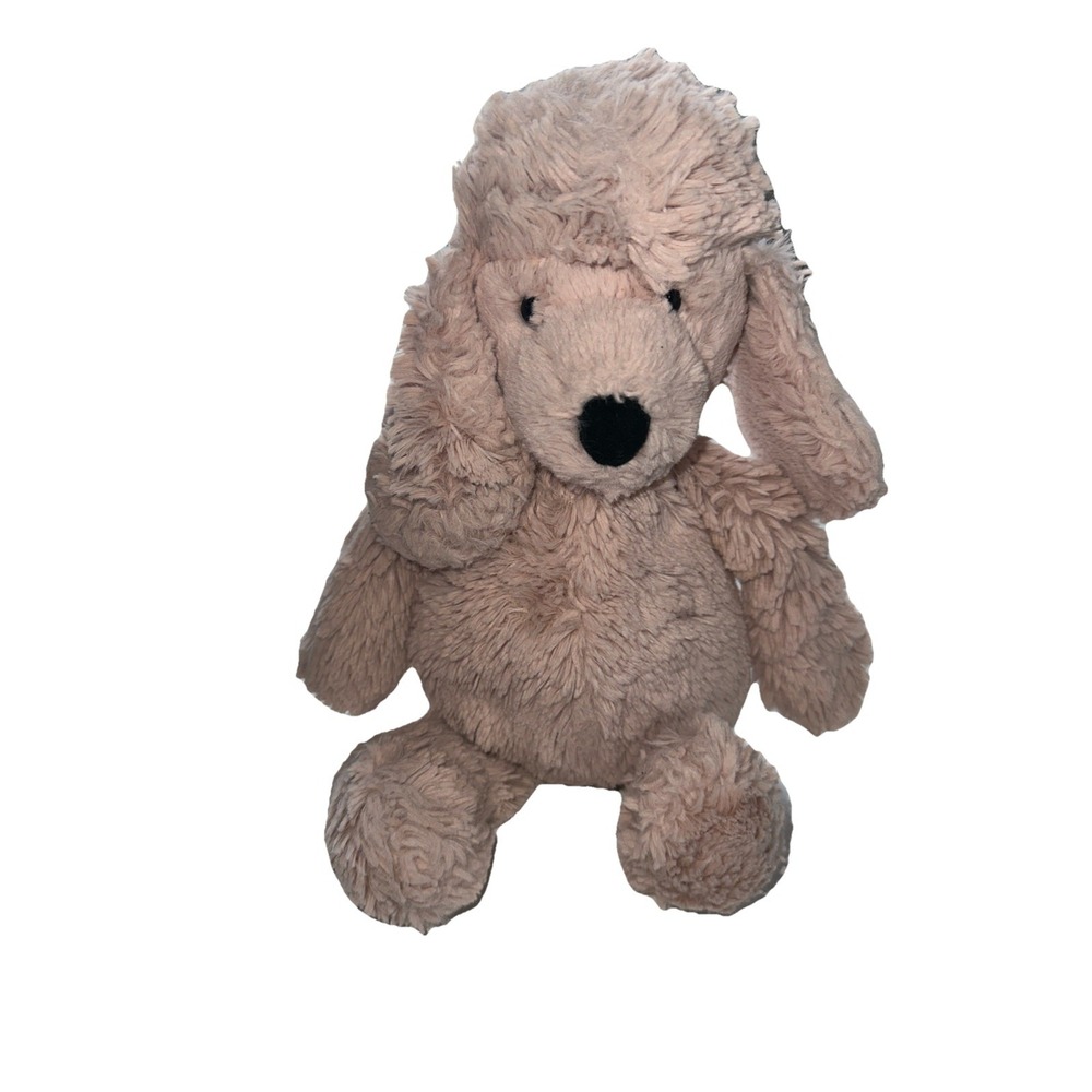 Jellycat Bashful Poodle Plush Blush Pink Stuffed Toy Medium London 12" - Picture 6 of 6